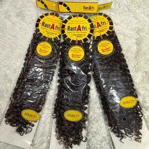 Set of 3 RastAfri Dream Romance Curl Braiding Hair Synthetic Color HM4/27